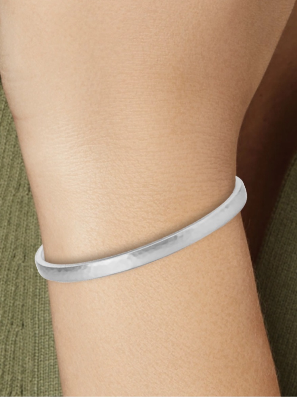 Brighton Mars Narrow silver bangle